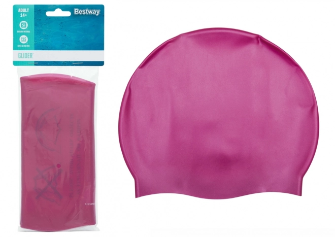 Bestway 26006 Silikonová koupací čepice – Růžová