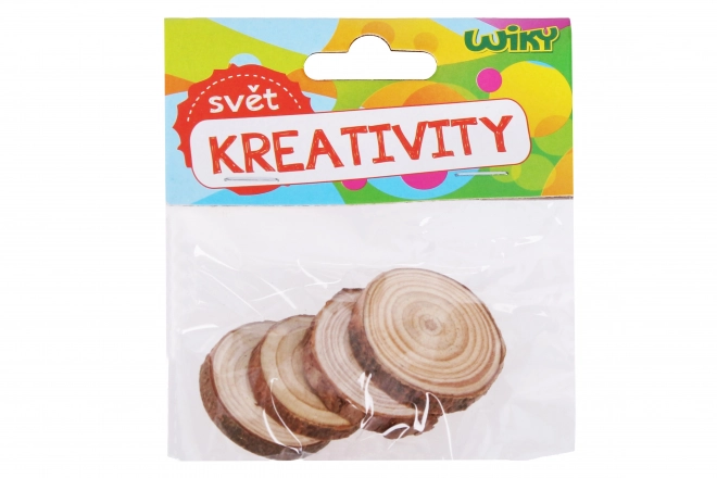 Dřevěná kolečka k tvoření