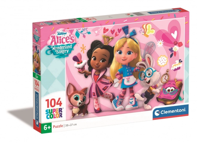 CLEMENTONI Puzzle Alenčina pekárna v říši divů 104 dílků