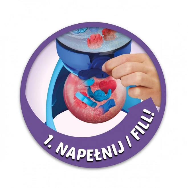 Sada Squeez Ball továrna na mačkací míčky - Stitch