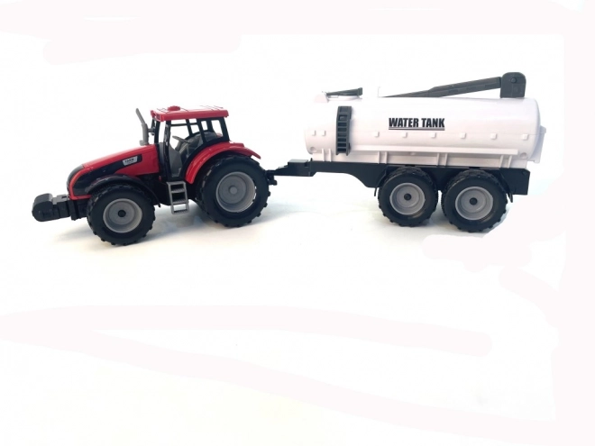 Traktor na setrvačník s přívěsem