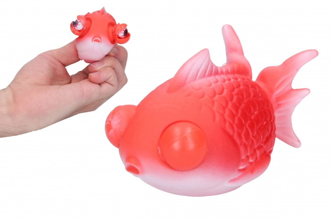 Mačkací rybka hračka 8 cm