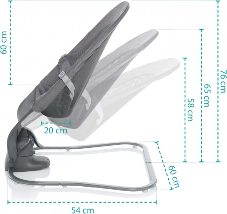 Ergonomický sklon ve 3 polohách