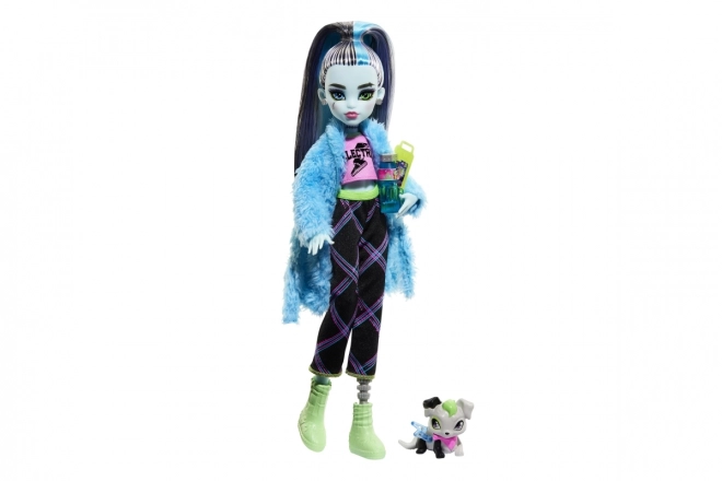 Panenka Monster High Pyžamová Párty Frankie Stein