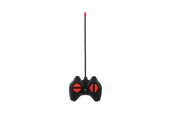 Avto RC mini tovornjak plast 12cm 27MHz na baterije s svetlobami v škatli 18x11,5x10cm – Oranžové