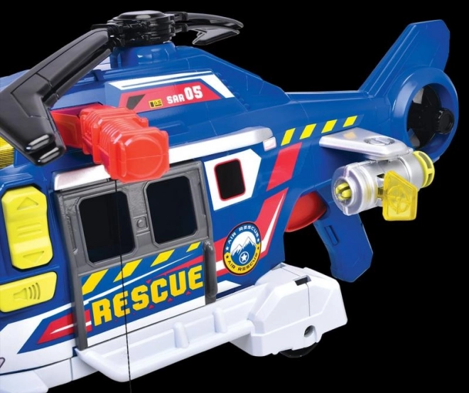 Záchranářská helikoptéra se světlem a zvukem