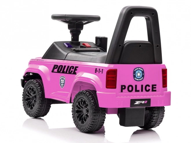Dětské odrážedlo Police růžové