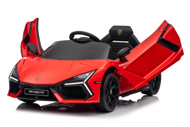 Dětské auto Lamborghini Revuelto červené