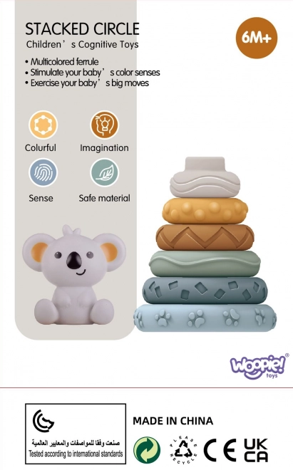 Edukační pyramida Koala 2v1 kousátko