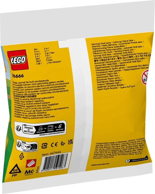Stavebnice LEGO Creator 3v1 Zvířecí přátelé
