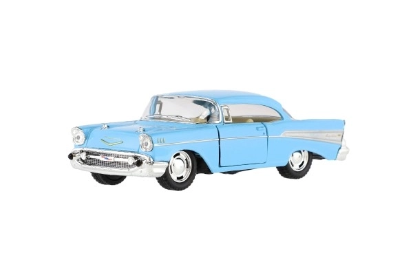 Auto Kinsmart 1957 Chevrolet Bel Air kov/plast 12cm 4 barvy na zpětné natažení 12ks v boxu