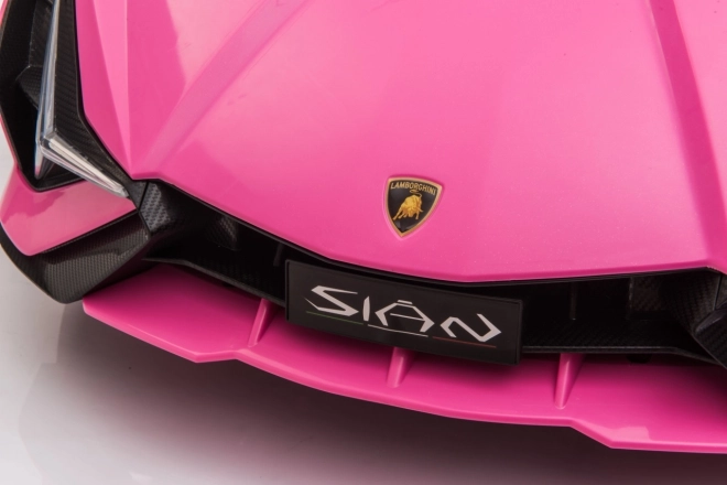 Lamborghini SIAN dětské auto na baterii s ovladačem – Růžové