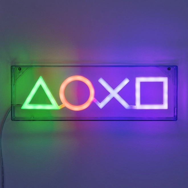 Neonové světlo PlayStation