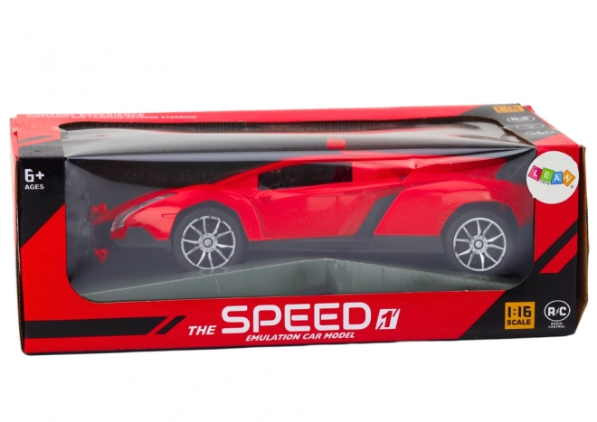 RC 1:16 Sportovní auto na dálkové ovládání Červené auto