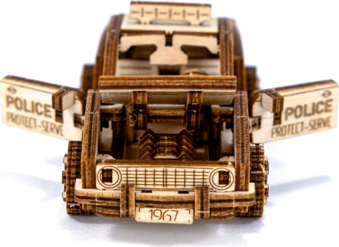 3D dřevěné puzzle - Policejní auto