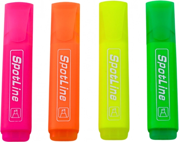 Zvýrazňovače SuperLiner Neonové, 4 ks