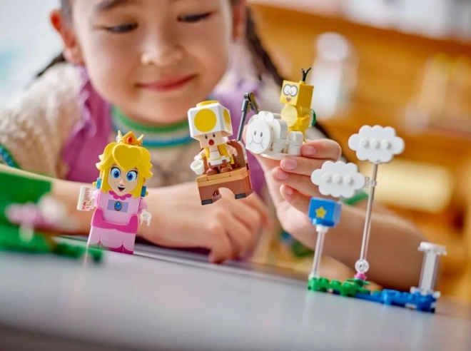 Kostičky LEGO Super Mario: Dobrodružství s interaktivní figurkou LEGO Peach