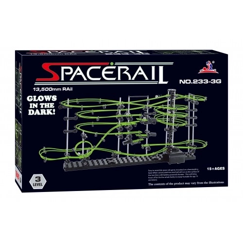 Kosmický Rollercoaster Spacerail svítící ve tmě Level 3