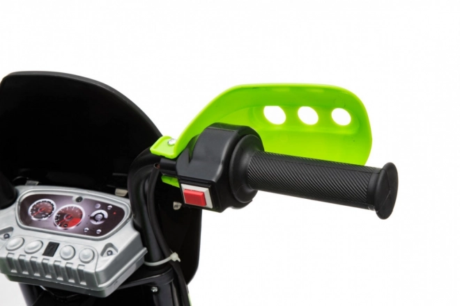 Dětské kolo Cross Battery vehicle Green + Assist wheels + LED sounds