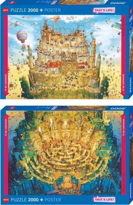 HEYE Puzzle That's Life: Vysoko 2000 dílků