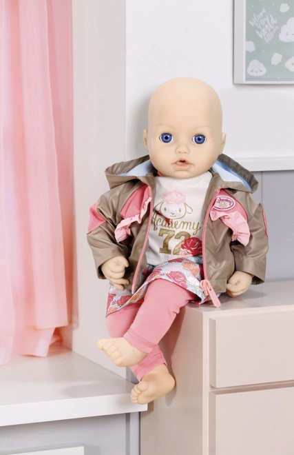 Baby Annabell cestovní šatník pro panenky tyrkysový