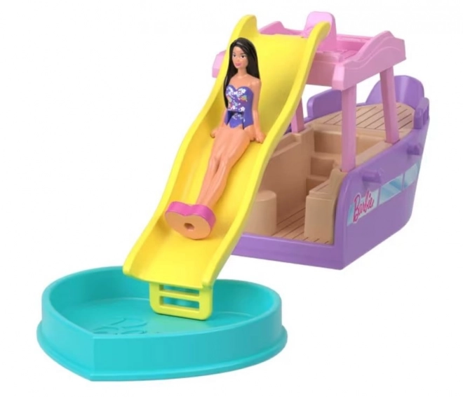 Mini BarbieLand souprava s Barbie postavičkou a vozidlem