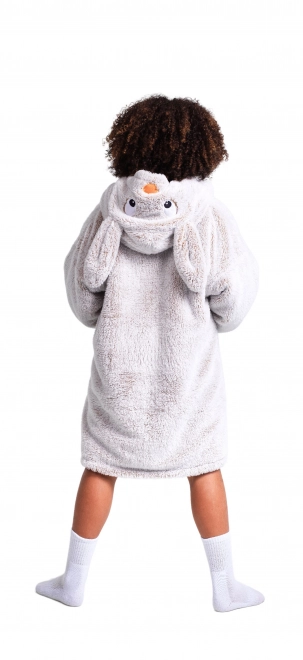 Cozy Noxxiez CH321 Králík - hřejivá televizní mikinová deka s kapucí pro děti 7 - 12 let