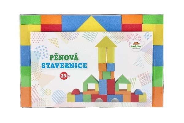 Barevná pěnová stavebnice pro děti