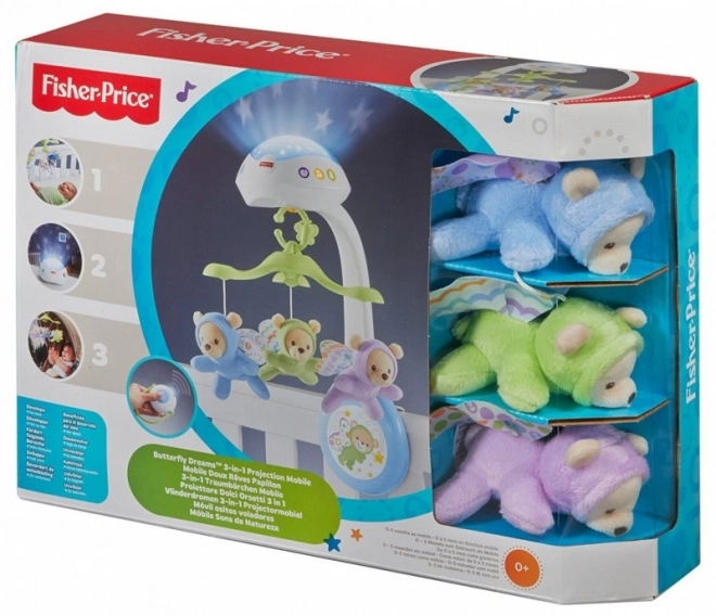 Fisher-Price motýlí sny - Karusel 3 v 1