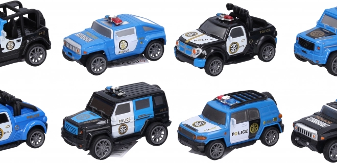 Policejní zásahové auto na zpětné natažení 10 cm