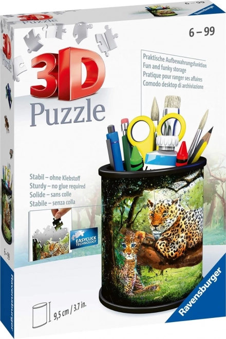 RAVENSBURGER 3D puzzle stojan: Levharti 54 dílků