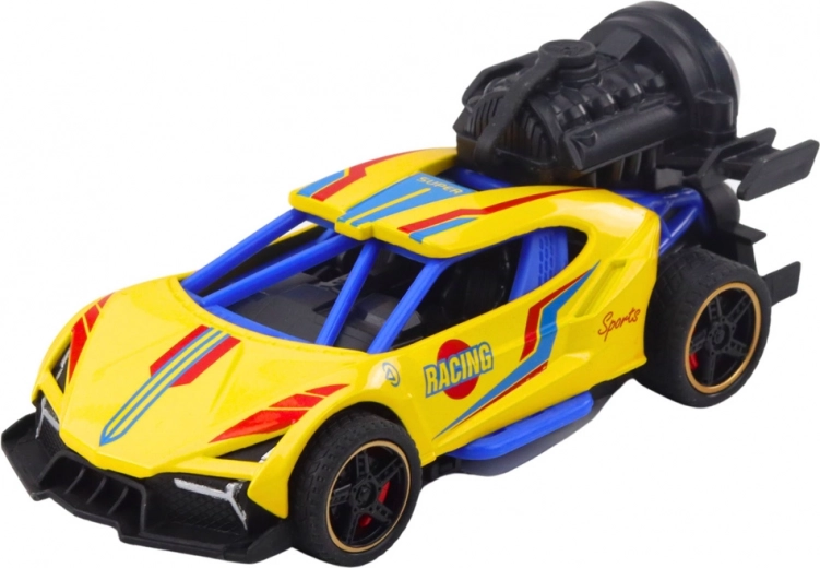 Kouřový efekt jako u skutečného závodního vozu