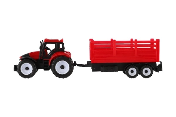 Plastový traktor s přívěsem