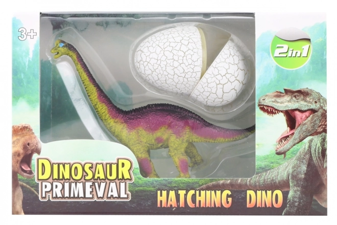 Velký dinosaurus s vejcem