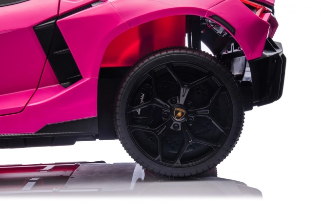 Růžový děti elektrické auto Lamborghini Revuelto XL