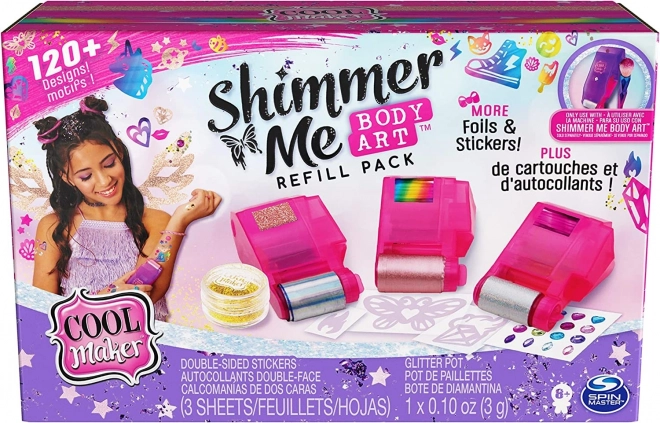 Refill pack na tetování Cool Maker Shimmer Me