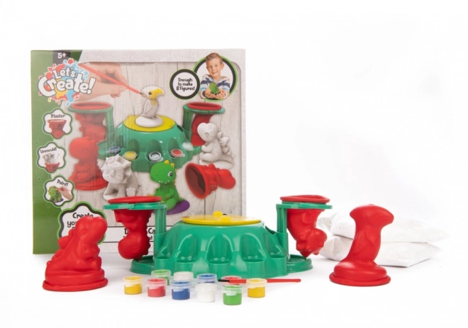 Sada na výrobu sádrových figurek Dino DeLuxe