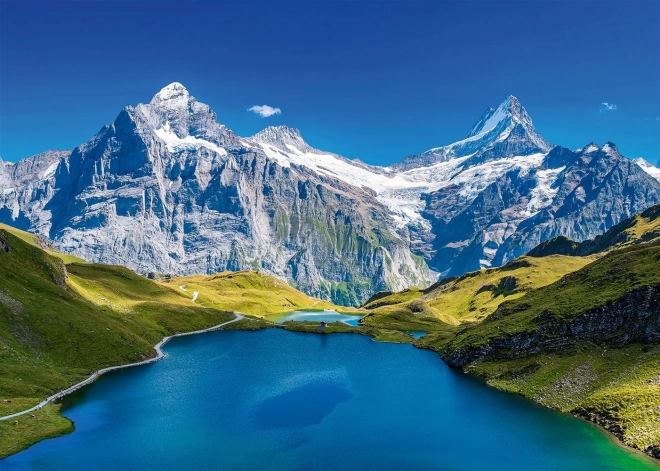 ALIPSON Puzzle Jezero Bachalpsee, Alpy 1000 dílků