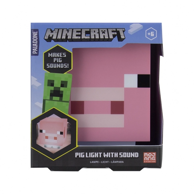 Světlo LED Minecraft Prasátko