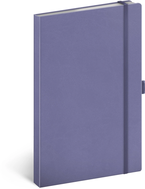 Stylový lila design a pevná vazba