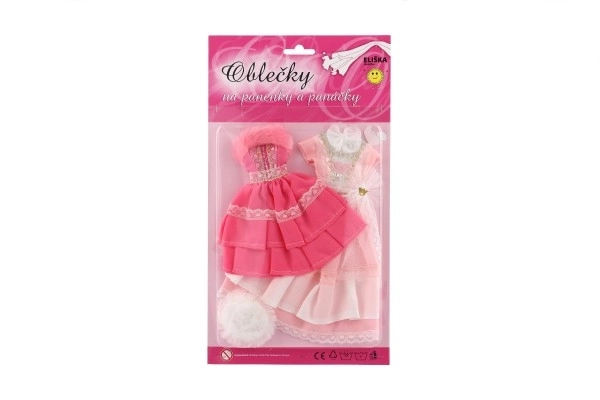 Oblečky pro panenky s doplňky - 2 kusy