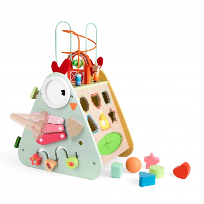 Montessori kostka farma pro děti