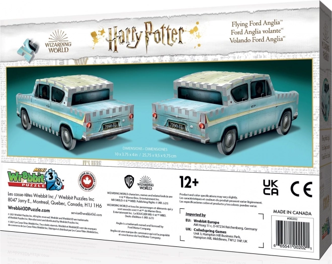 3D puzzle Harry Potter: Létající Ford Anglia