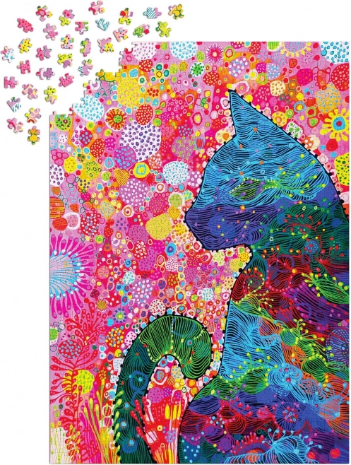 Puzzle Přemýšlivá Kočka 1000 Dílků