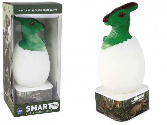 Noční LED lampička Dino Parašaurolophus USB