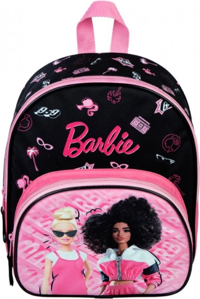 Dětský batoh Barbie růžovo-černý