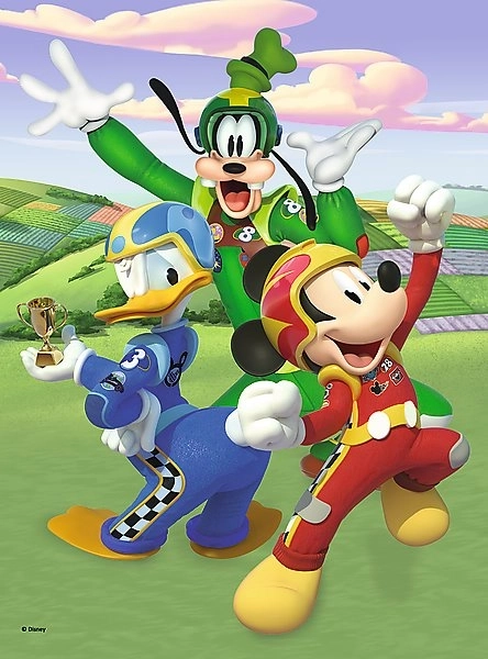 TREFL Puzzle Mickey Mouse Závodníci 20 dílků