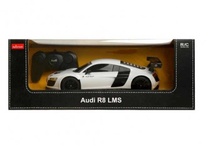 R/C Audi R8 Rastar 1:18 na dálkové ovládání, bílé