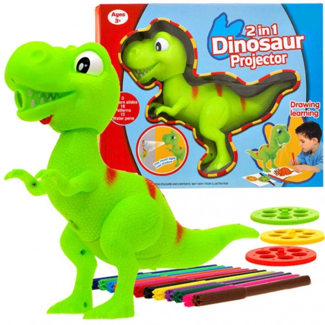 Dinosaurus T-rex projektor
