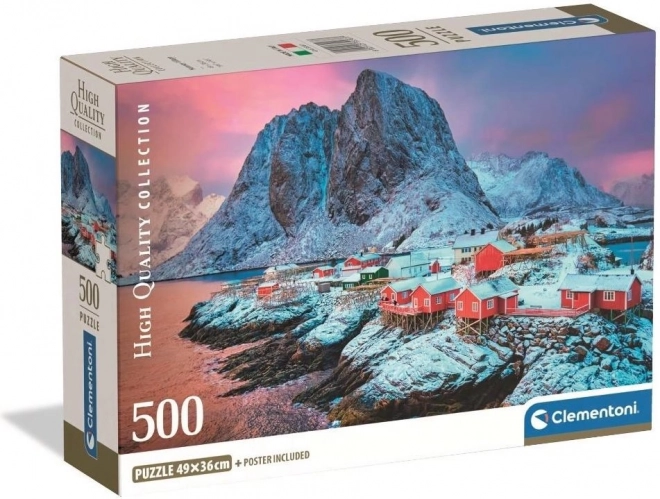 Puzzle Vesnice Hamnoy 500 dílků